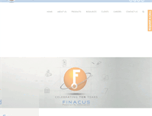 Tablet Screenshot of finacus.co.in